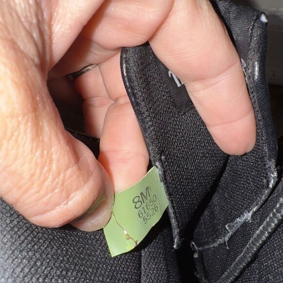 TIMBERLAND Black Leather Lace Up Heeled Booties Combat Boots Grunge Retro sz.8 - Picture 5 of 7